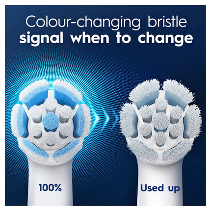 Oral-B iO Clean & Gum Protect Replacement Brush Heads White 2 Pack