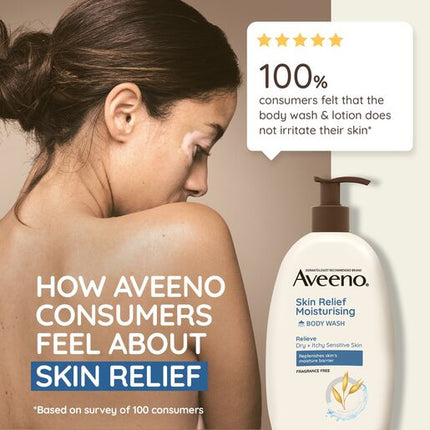 Aveeno Skin Relief Fragrance Free Moisturising Body Lotion 354mL