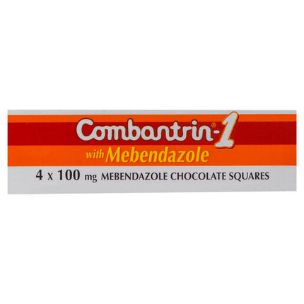 Combantrin -1 Threadworm Chocolate Squares 4 Pack