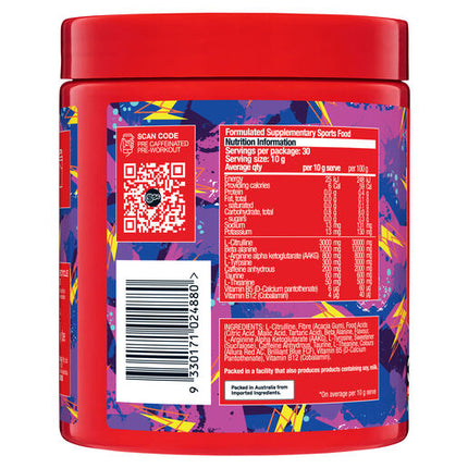 Body Science BSc Caffeinated Pre-Workout Grape Ice Pop Flavour 300g