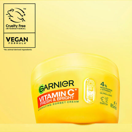 Garnier Vitamin C Sorbet Moisturiser Cream for Face 85ml
