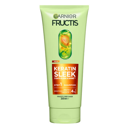 Garnier Fructis Keratin Sleek Shampoo 200ml