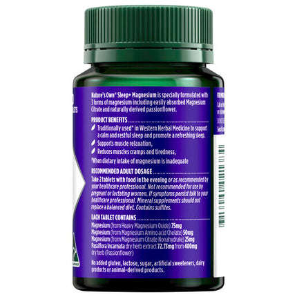 Nature's Own Sleep Plus Magnesium Tablets 60