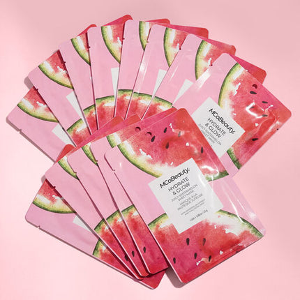 MCoBeauty Hydrate & Glow Sheet Mask Watermelon 25g