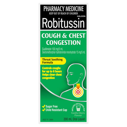 Robitussin Cough & Chest Congestion Cough Liquid 200mL