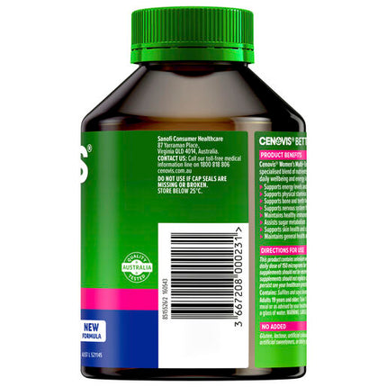 Cenovis Women's Multi + Energy Boost Capsules 100