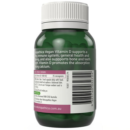 Naturopathica Vegan Vitamin D 60 Capsules