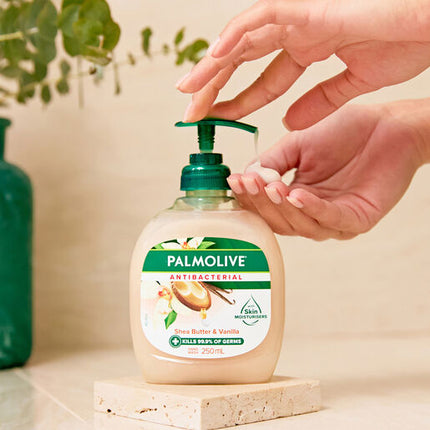 Palmolive Moisturising Antibacterial Liquid Hand Wash Shea Butter & Vanilla 250mL Pump