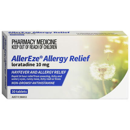 Allereze Allergy Relief 10mg Tab 30