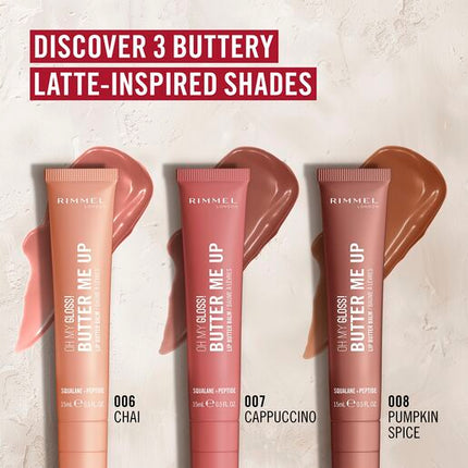 Rimmel London Oh My Gloss! Butter Me Up Lip Butter 007 Cappuccino