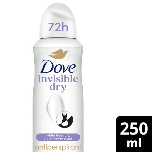 Dove Antiperspirant Deodorant Advanced Care Invisible Dry 250ml