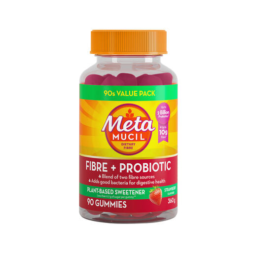 Metamucil Fibre + Probiotic Gummies 90