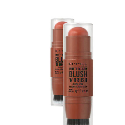 Rimmel London Multi Tasker Blush 'N' Brush 300 Nearly Suede