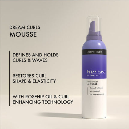John Frieda Frizz Ease Curl Reviver Mousse 200mL