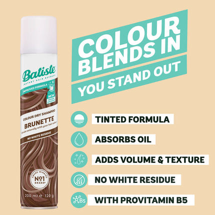 Batiste Dry Shampoo Brunette 200mL