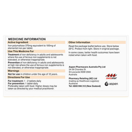 Maltofer Iron 100 Tablets
