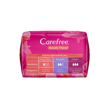 Carefree Barely There Unscented Panty Liners 42 Pack