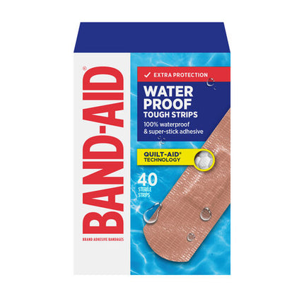 Band-Aid Waterproof Tough Strips 40 Pack