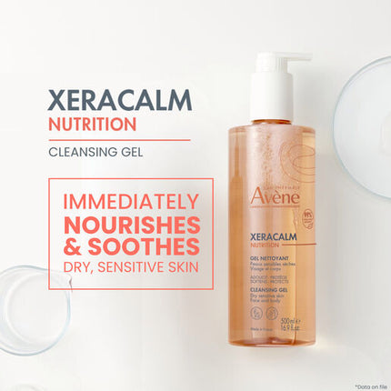 Avène Xeracalm Nutrition Cleansing Gel 500ml - Cleanser For Dry Skin