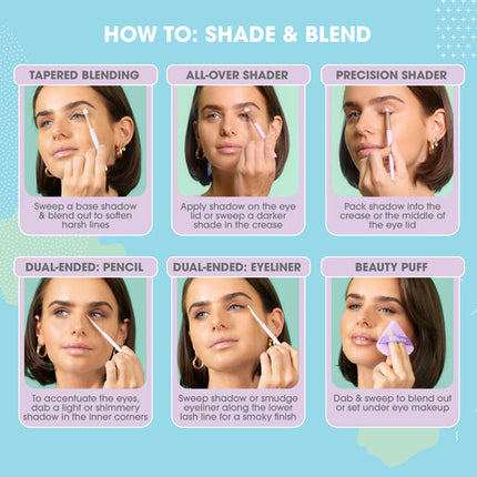 Cosmetica by Manicare Shade & Blend 5pc Eye Kit