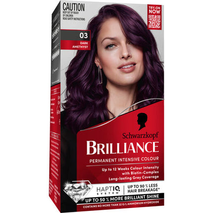 Schwarzkopf Brilliance Intense Permanent Colour Gem Collection 03 Dark Amethyst