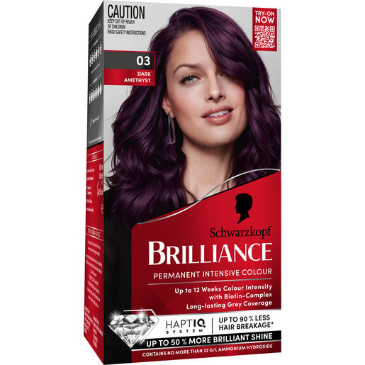 Schwarzkopf Brilliance Intense Permanent Colour Gem Collection 03 Dark Amethyst