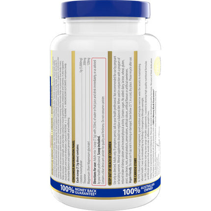 Caruso's Creatine + L-Theanine + Magnesium Glycinate 225g