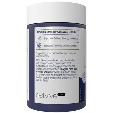 Bioglan NMN 250mg Cellular Energy Capsules 30