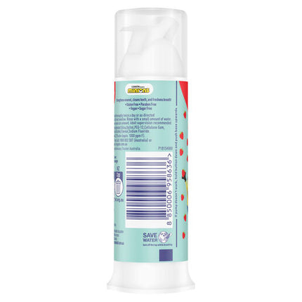 Colgate Kids Minions Strawberry Toothpaste Pump, 85g, For Children 6+ Years