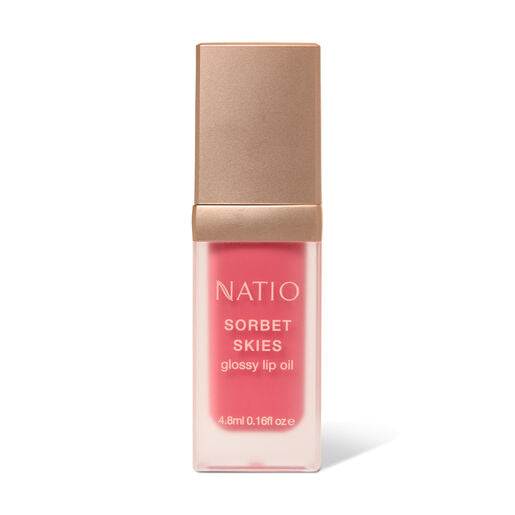 Natio Glossy Lip Oil Sorbet Skies
