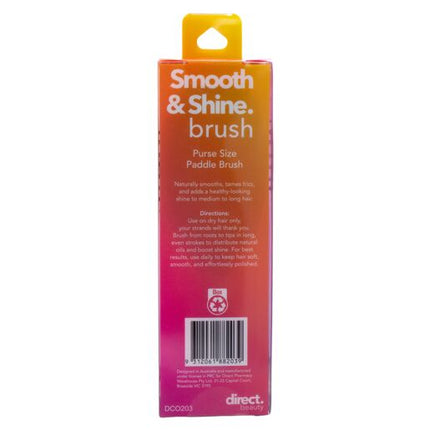 Direct Beauty Smooth & Shine Brush Purse Size Paddle Brush