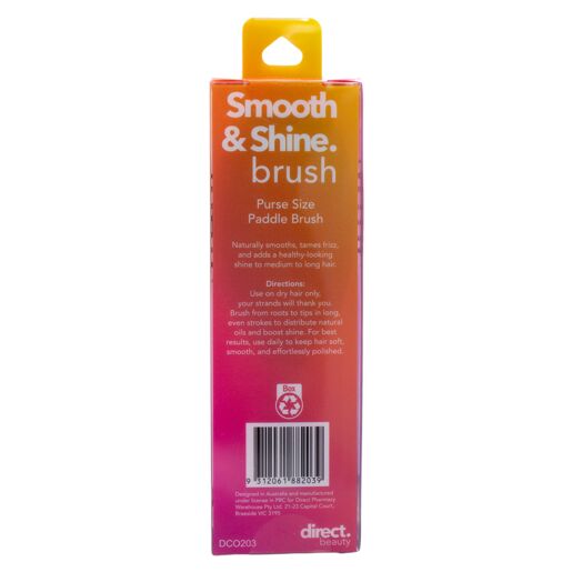 Direct Beauty Smooth & Shine Brush Purse Size Paddle Brush