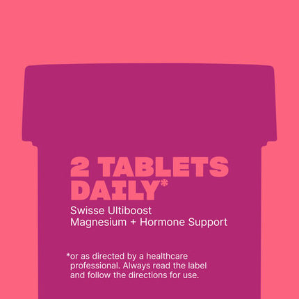 Swisse Ultiboost Magnesium + Hormone Support 60 Tablets