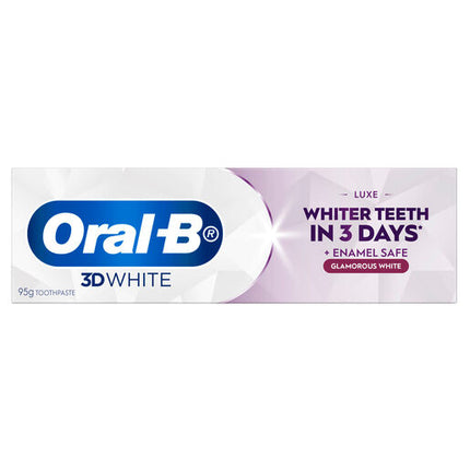 Oral B 3DWhite Luxe Glamorous White Toothpaste 95 g
