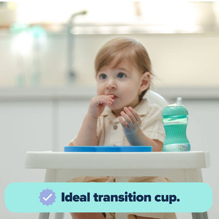 Nuby Mini Gripper Soft Spout Cup with Silicone Band