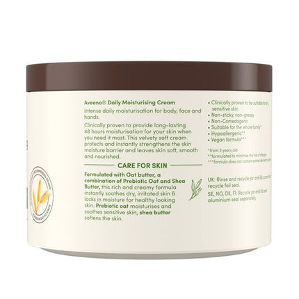 Aveeno Daily Moisturising Sensitive Skin Cream 400mL