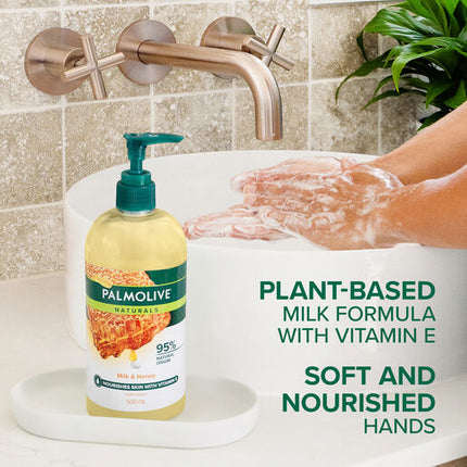 Palmolive Naturals Liquid Hand Wash Milk & Honey 500mL Pump