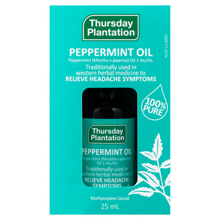 Thursday Plantation Peppermint Oil 25mL Headache Relief