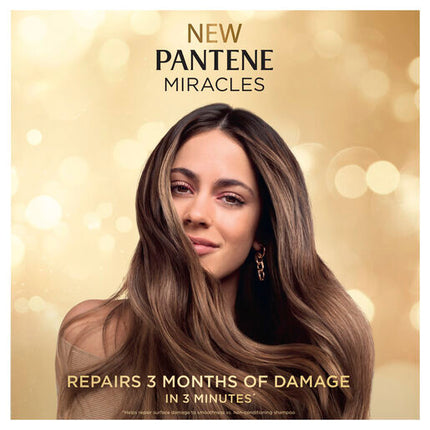 Pantene Miracles Keratin Sleek & Smooth Silicone-Free Shampoo 375ml