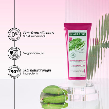 Klorane Hydration & Shine Quenching Conditioner with Prickly Pear 200mL