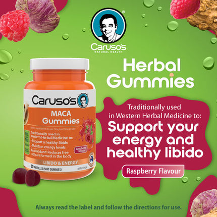 Caruso's Maca Gummies 60 Pastilles