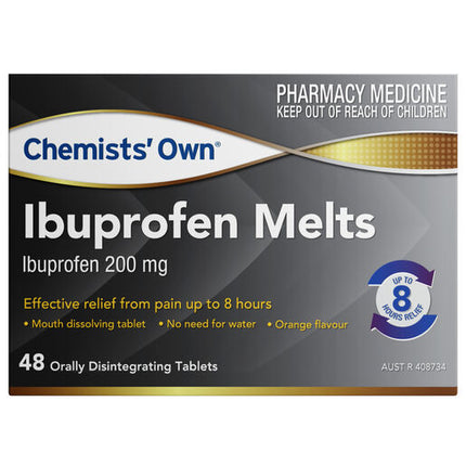 Chemists' Own Ibuprofen Melts 48