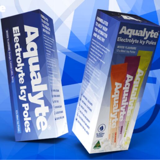 Aqualyte Icy Pole - Mixed Flavour 90ml 12pk