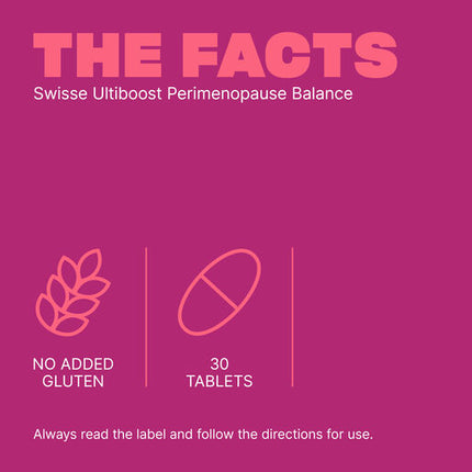Swisse Ultiboost Perimenopause Balance 30 Tablets