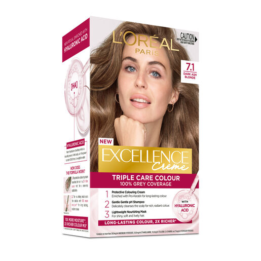 L'Oreal Excellence 7.1 Dark Ash Blonde