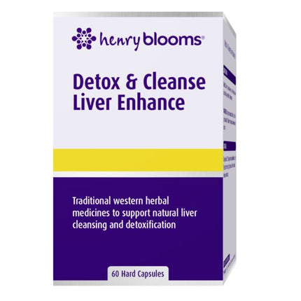 Henry Blooms Detox And Cleanse Liver Enhance 60 Capsules