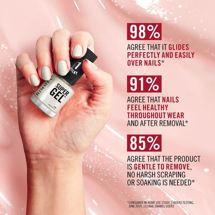 Rimmel London Super Gel Nail Polish 109 WHIPPED