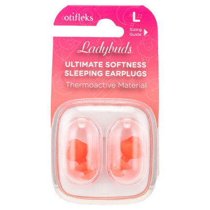Otifleks Ladybuds Sleeping Earplugs Large