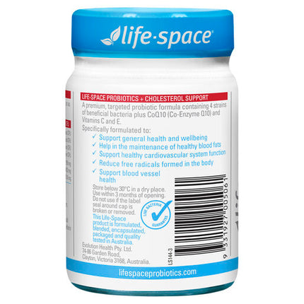 Life-Space Probiotics + Cholesterol Support 50 Hard Capsules