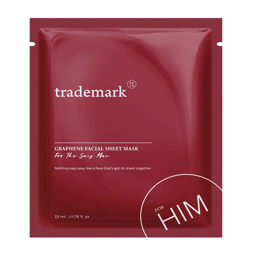 Trademark Skin HIM Graphine Facial Sheet Mask (Single Sheet)